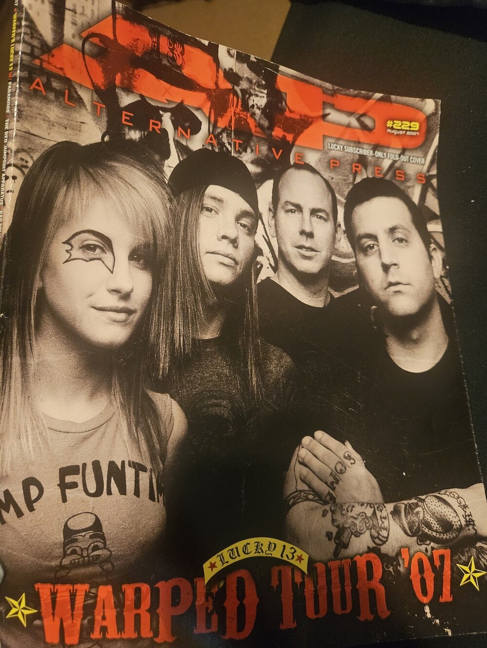 Alternative Press Warped Tour Aug 2007 Paramore and More Magazine